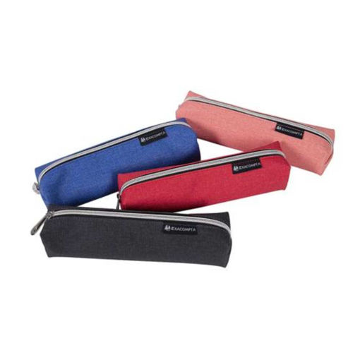 Picture of EXACOMPTA PU WOOD SQUARE PENCIL CASE